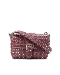 RED Valentino Red Flower Puzzle Shoulder Bag