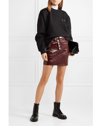 Alexander Wang Patent Leather Mini Skirt
