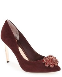 Ted Baker London Peetch Crystal Embellished Pointy Toe Pump