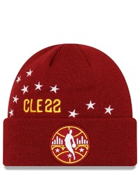 New Era Burgundy 2022 Nba All Star Game City Cuffed Knit Hat At Nordstrom