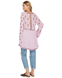 Free People Diamond Embroidered Top Clothing