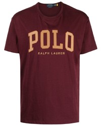 Polo Ralph Lauren Logo Embroidered Cotton T Shirt