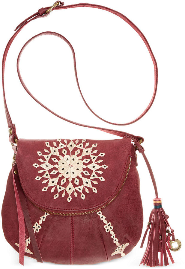 Lucky Brand Casbah Embroidered Crossbody, $158, Macy's