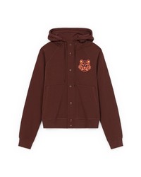 Kenzo K Tiger Cotton Hoodie In Bordeaux At Nordstrom