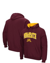 Colosseum Maroon Minnesota Golden Gophers Arch Logo 30 Pullover Hoodie