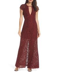 Harlyn Cap Sleeve Lace Gown
