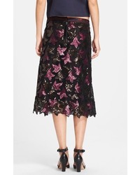 Marc Jacobs Sequin Embroidered Midi Skirt
