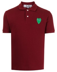 Comme Des Garcons Play Comme Des Garons Play Heart Patch Polo Shirt