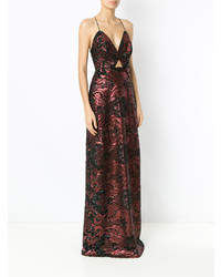 Tufi Duek Sequin Embroidered Gown