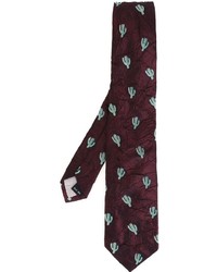 Issey Miyake Cactus Embroidered Tie
