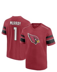 FANATICS Branded Kyler Murray Cardinal Arizona Cardinals Hashmark Name Number V Neck T Shirt
