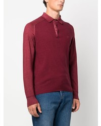 Etro Logo Embroidered Wool Polo Shirt