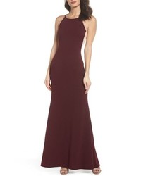 Lulus Contrast Side Trumpet Gown