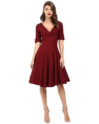 Unique Vintage 34 Sleeve Delores Swing Dress Dress