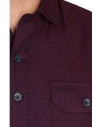 Alton Lane Jackson Everyday Solid Flannel Button Up Shirt