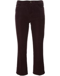 J Brand Cropped Flared Trousers