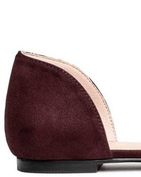 H&M Pointed Flats With Bow
