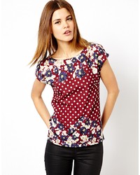 A Wear Cowl Back Floral Tee