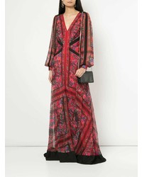 Tadashi Shoji Floral Printed Evening Dress