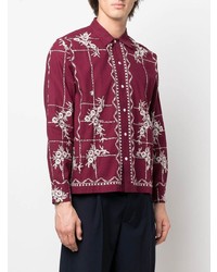 Bode Embroidered Button Down Shirt