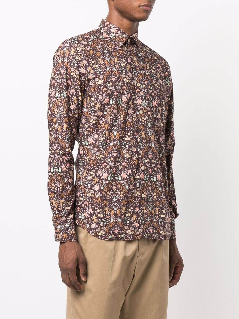 Xacus Floral Print Button Up Shirt, $158 | farfetch.com | Lookastic