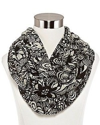jcpenney Abstract Floral Print Infinity Scarf