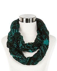 jcpenney Abstract Floral Print Infinity Scarf