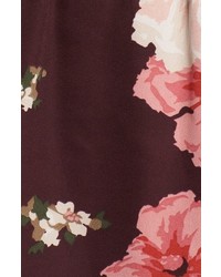 Cupcakes And Cashmere Gable Floral Print Shirtdress Dress