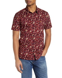 John Varvatos Star USA Jasper Regular Fit Floral Button Up Shirt