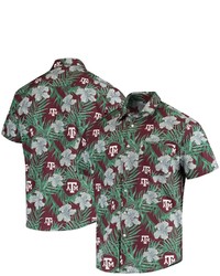 FOCO Maroon Texas A M Aggies Floral Button Up Shirt At Nordstrom