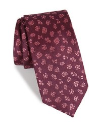 The Tie Bar Fruta Floral Silk Linen Tie