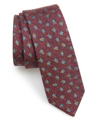 The Tie Bar Retro Floral Silk Tie