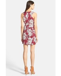 Glamorous Floral Print Fit Flare Dress
