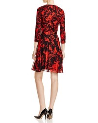 Diane von Furstenberg Irina Floral Silk Wrap Dress