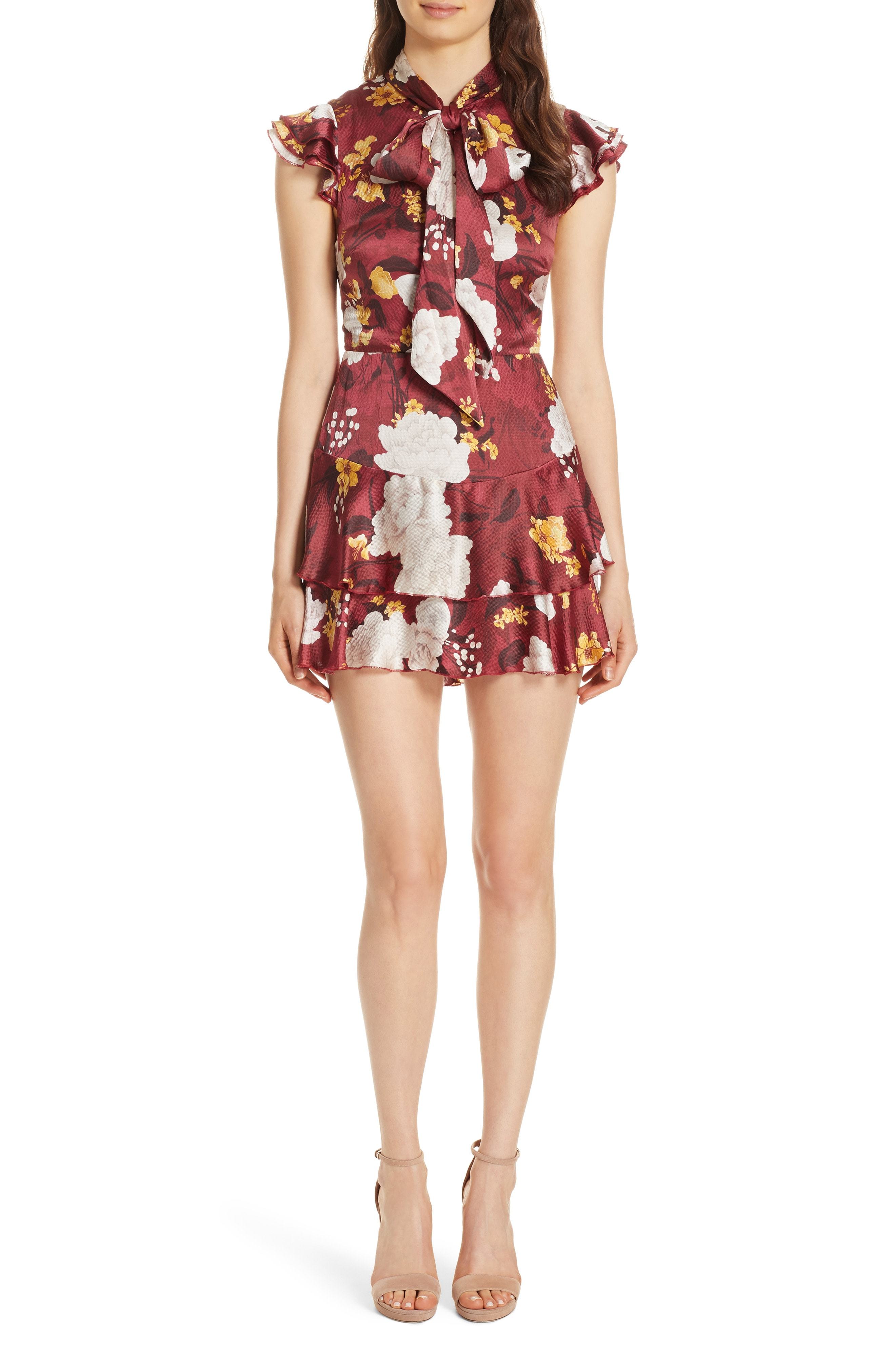 Alice and hotsell olivia burgundy dress