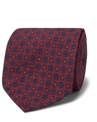 Rubinacci 8cm Printed Silk Twill Tie