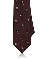 Uman Floral Silk Jacquard Necktie