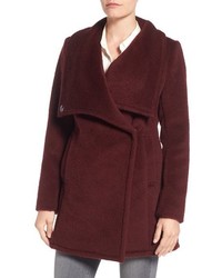 Badgley Mischka Anna Brushed Wool Blend Coat