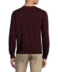 Isaia Wool Long Sleeve Sweater