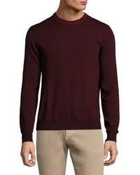 Isaia Wool Long Sleeve Sweater
