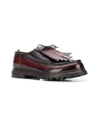 Officine Creative Fringed Lace Up Shoes
