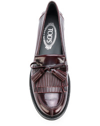 Tod's Fringed Tassel Loafers
