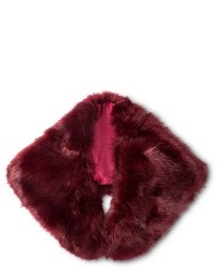 Faux Fur Stole Wrap With Satin Lining Tevolio