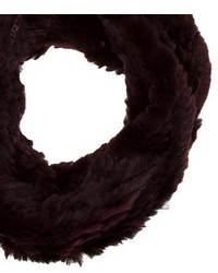 Adrienne Landau Knitted Fur Infinity Scarf
