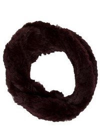 Adrienne Landau Knitted Fur Infinity Scarf W Tags