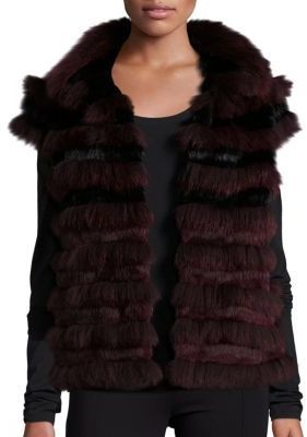 Tory burch outlet fur jacket