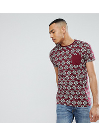 Brave Soul Tall All Over Aztec Print T Shirt
