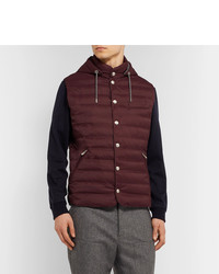 Brunello Cucinelli Quilted Nylon Hooded Gilet