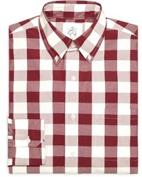 Brooks Brothers Large Gingham Button Down Shirt