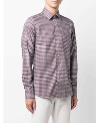 Canali Plaid Cotton Shirt